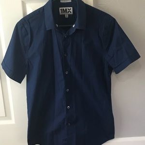 Express button down polo